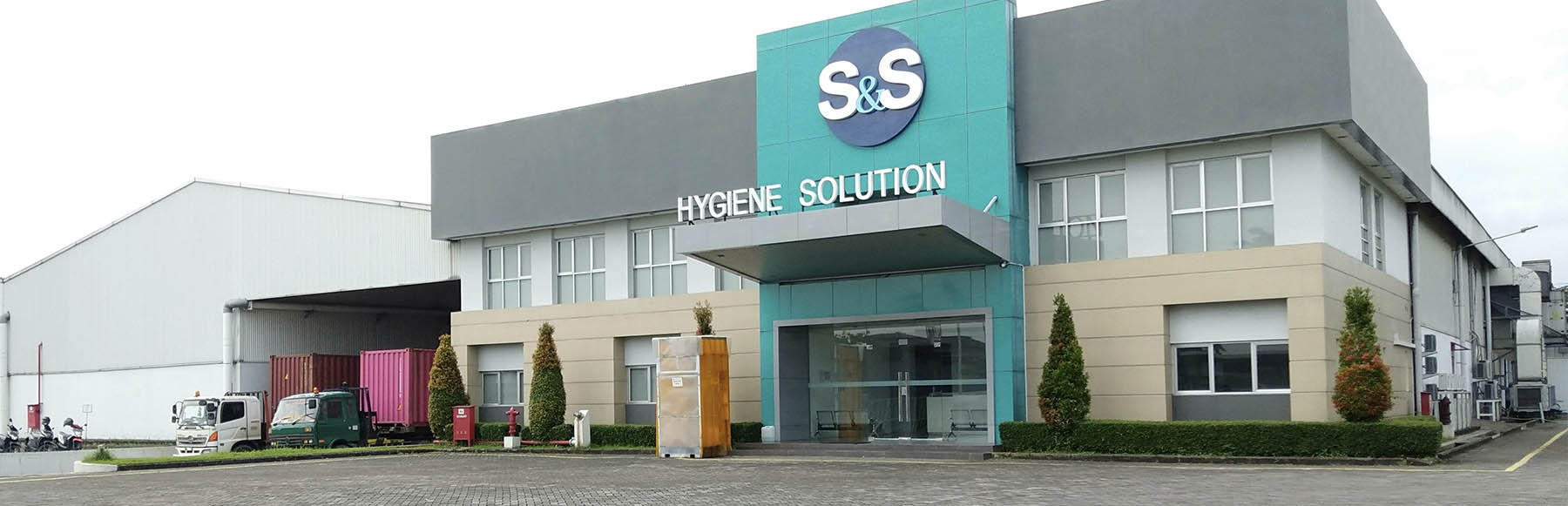 Exterior view of S&S Hygiene Solution factory building